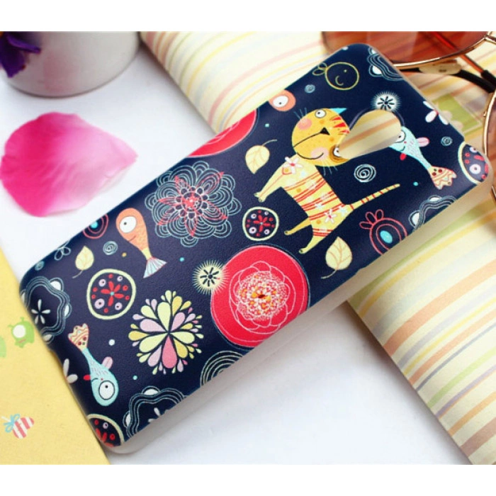 Пластиковий бампер з малюнком для Xiaomi Redmi Note 2